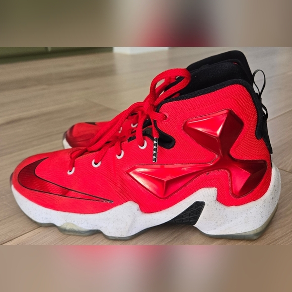 Nike LeBron 13 PS "Away" red sneakers - Picture 5 of 13